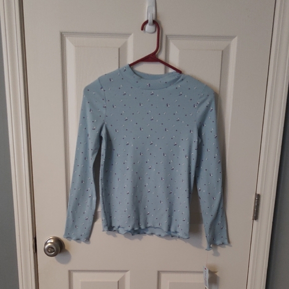 CAT & JACK Long Sleeve Top with Floral Print - Picture 1 of 8